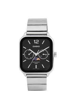 Casio stainless best sale steel watch black