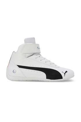 Puma white high store ankle sneakers