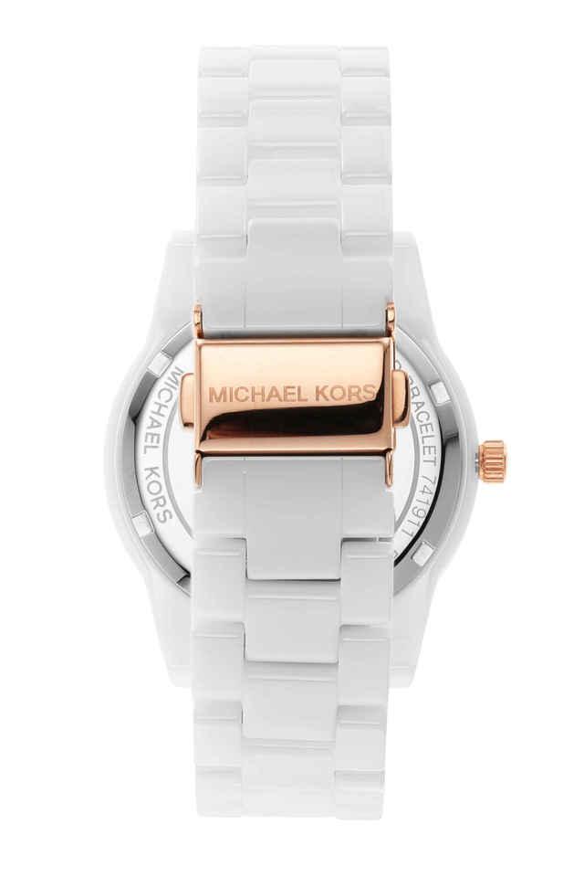 All white shop michael kors watch