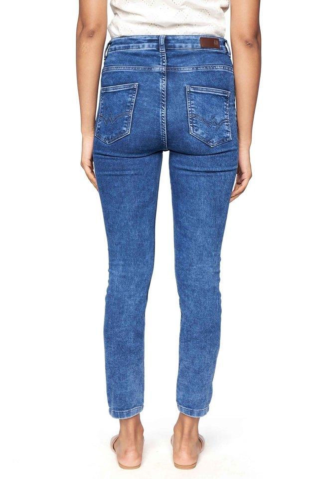 Shop AAC Texteis SA Roque  Mid Blue Trousers at Best Price 2021  Twothirdsshopcom