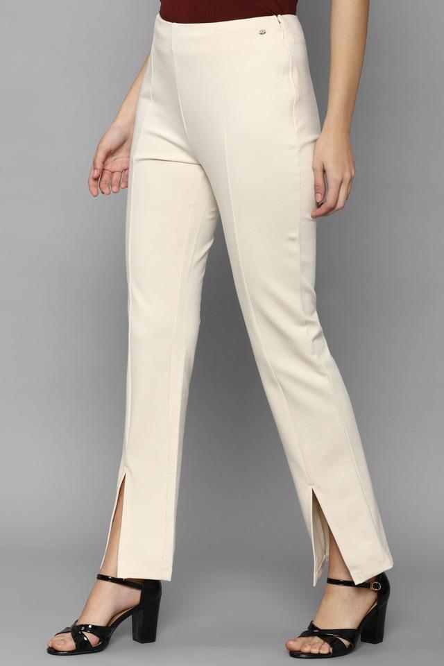 Buy Van Heusen Cream Trousers Online  699341  Van Heusen