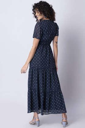 Blue dress best sale with dots