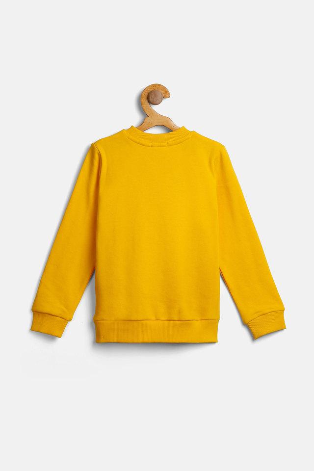 Girls yellow outlet sweatshirt