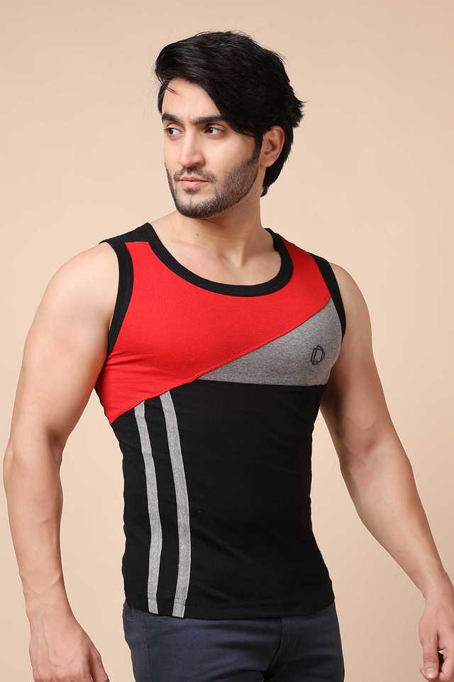 Buy Dollar Bigboss Men's Assorted Pack of 2 BB02 Solid Gym Vest Online at  Best Prices in India - JioMart.