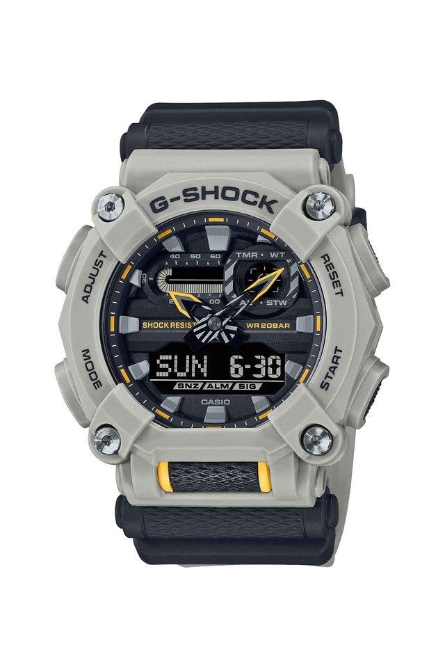 White g best sale shock watch men's