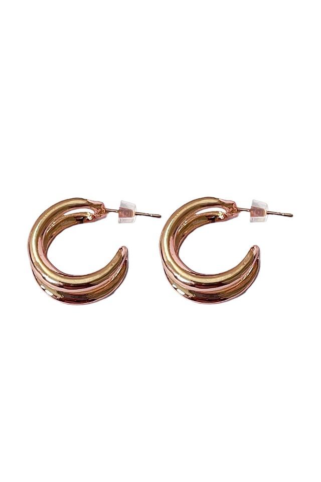 Molten Rose Gold Studs | Astrid & Miyu Earrings