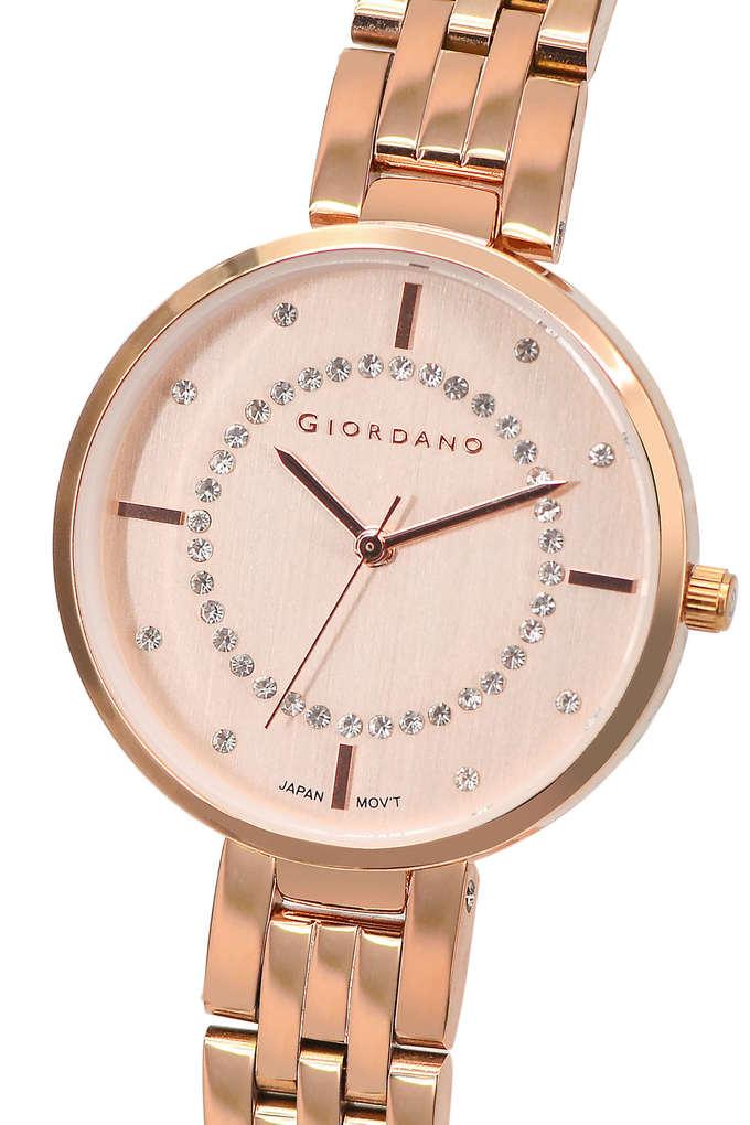 Giordano rose gold online women's watch