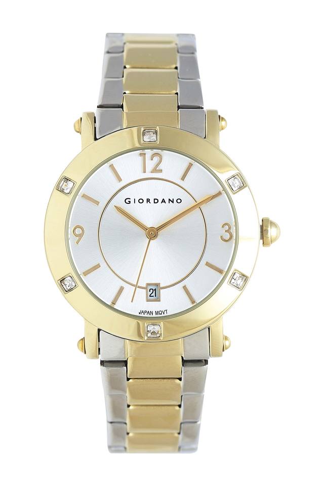 Giordano analog silver shop dial women's watch