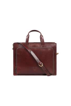 Buy HIDESIGN Evolution 02 Leather Men s Laptop Bag Shoppers