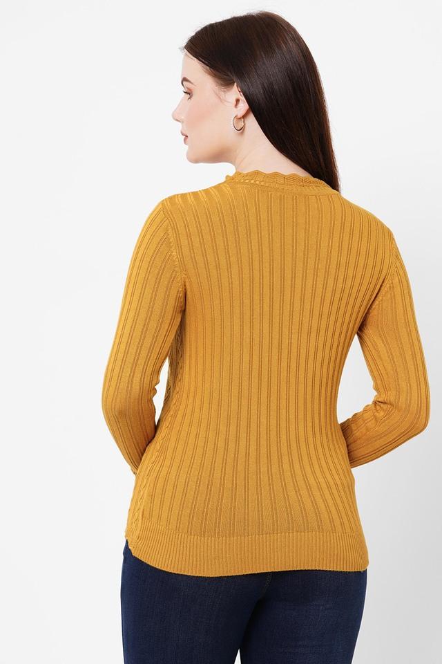 Mustard 2024 pullover sweater