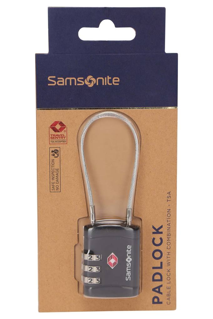 Samsonite 3 dial store combination cable lock