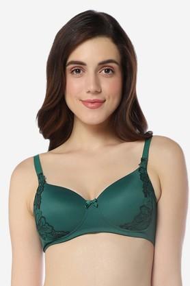 Jockey Iris Blue Non Wired Padded Bra at best price in Indore