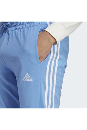 Men Lycra Blue Track Pant