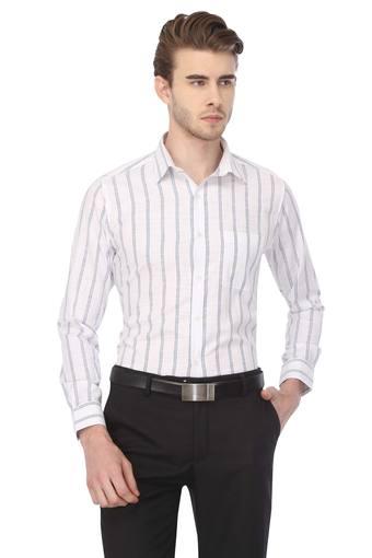 striped formal shirt mens