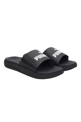 Puma black slide flip sales flop