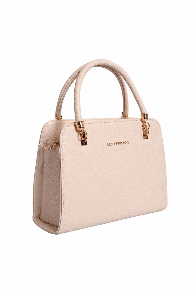 Womens White Coloured Satchel Bag