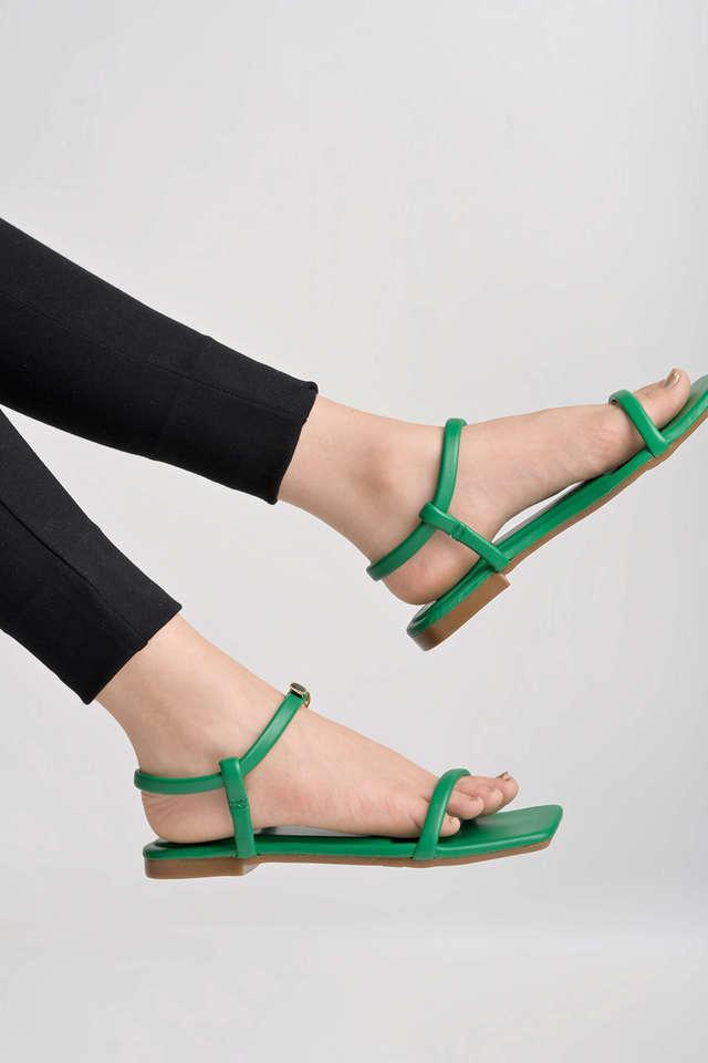 Girls on sale green sandals