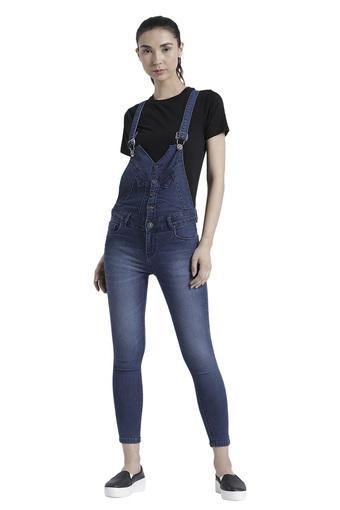 skinny fit dungarees womens