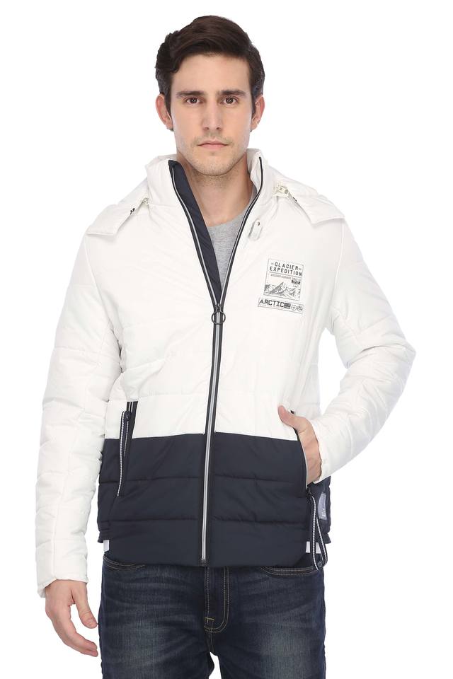 spykar white jacket