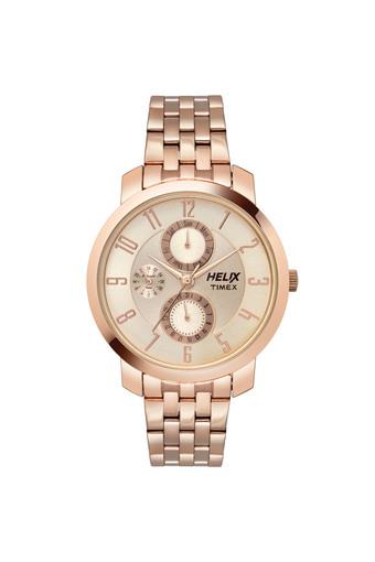 timex helix rose gold
