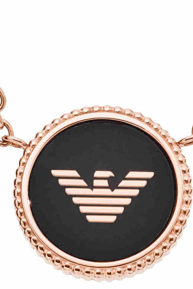 EMPORIO ARMANI Stylish Rose Gold Necklace EGS2955221(Chain & Necklace), Shop Now at ShopperStop.com, India's No.1 Online Shopping Destination