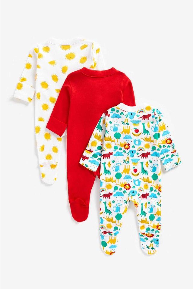 Mothercare sales terry sleepsuits