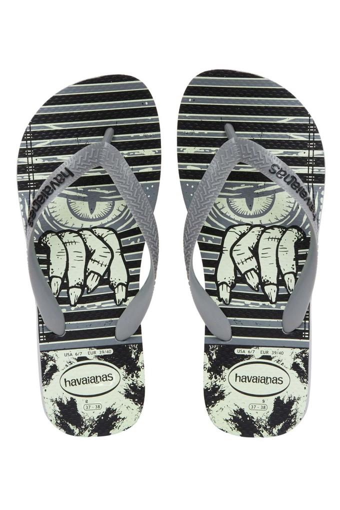 Mens grey havaianas store flip flops