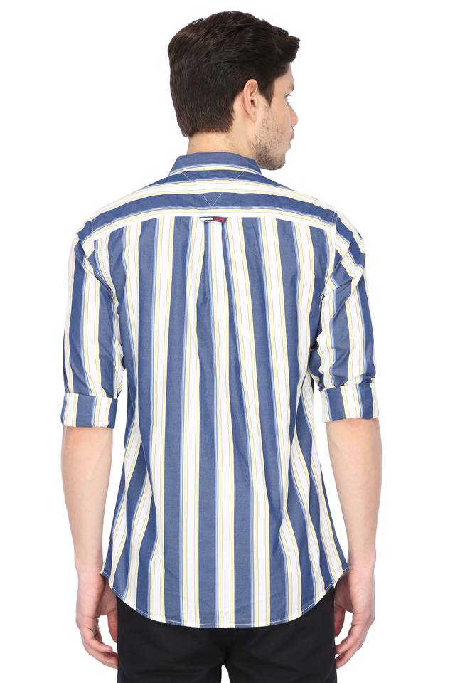 Tommy hilfiger store white striped shirt