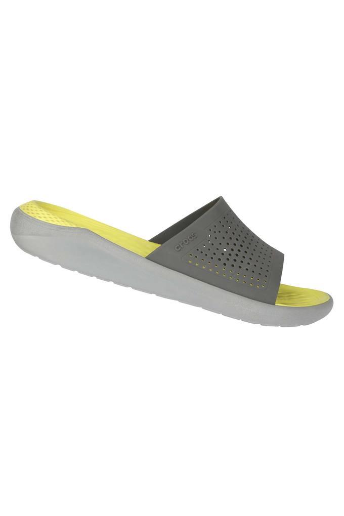 Grey slipper sliders hot sale