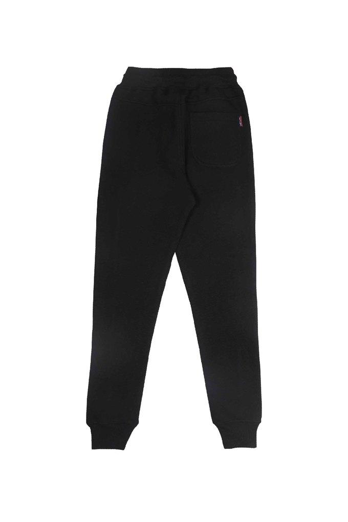 Plain black track pants outlet