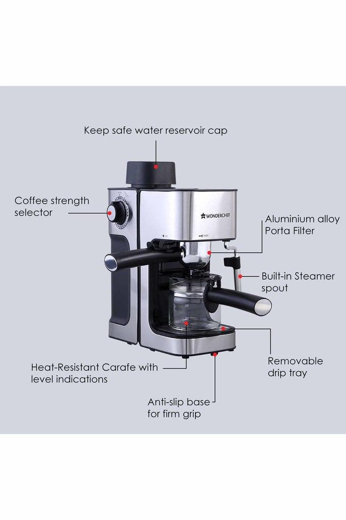 Buy WONDERCHEF Regalia Espresso Coffee Maker 5 Bar Shoppers Stop