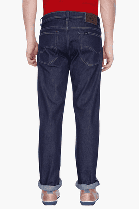 Buy LEE Mens Regular Fit 5 Pocket Non Stretch Jeans Shoppers Stop