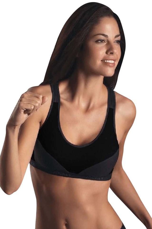 Women Cotton Racer Back Sports Bra