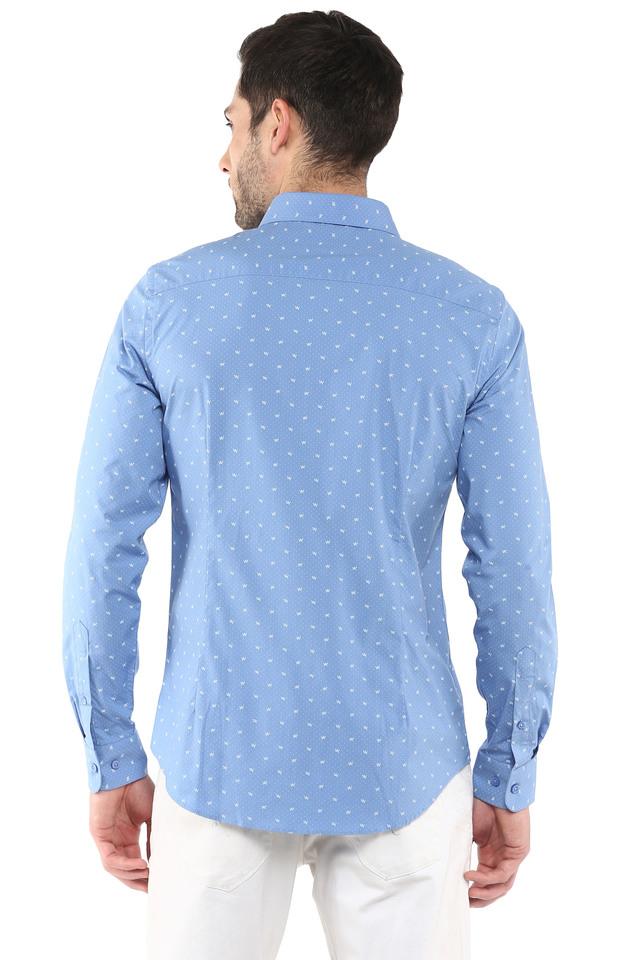 Blue colour mens outlet shirt