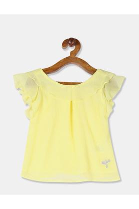 Yellow store glitter top