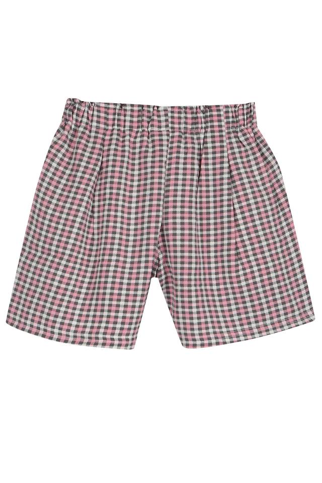 Checkered shorts for on sale girls