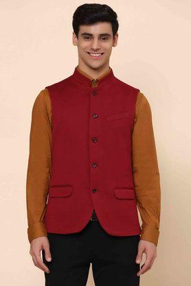 Blackberry top nehru jacket