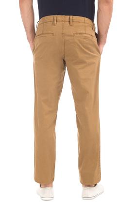 Buy GAP Mens Beige Washwell Vintage Wash Khakis In Slim Fit With