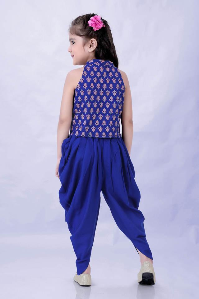 Buy online Royal Blue Knitted Patiala Salwar from Churidars