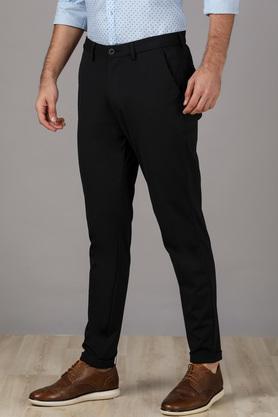 FRATINI - Black Casual Trousers - Main