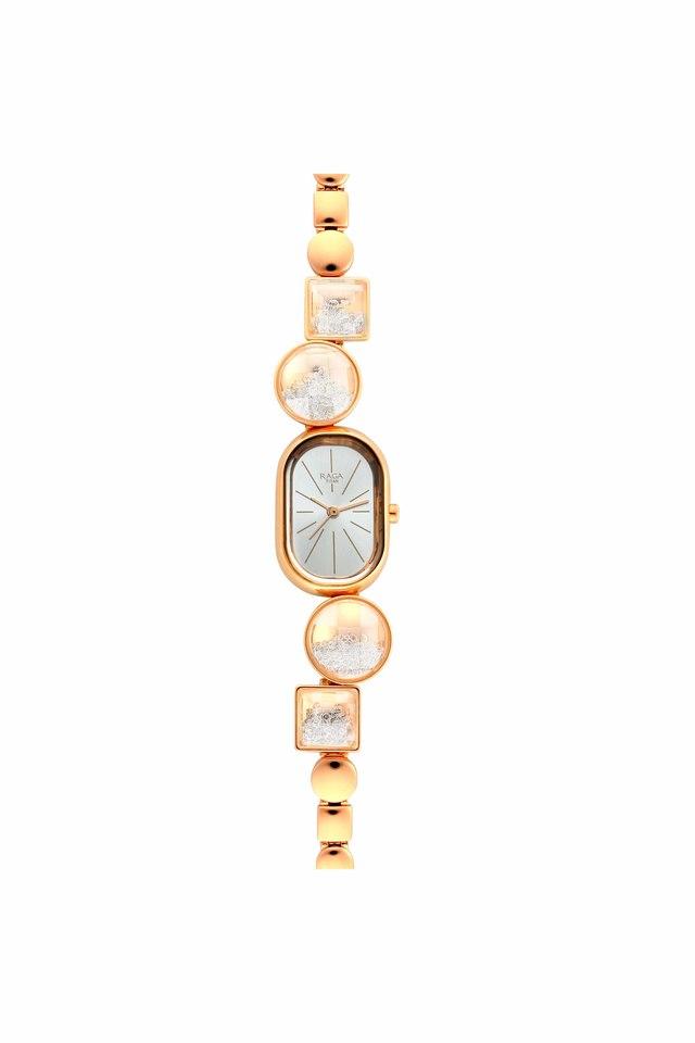 Womens Moments of Joy Silver White Dial Brass Analogue Watch 95135WM01