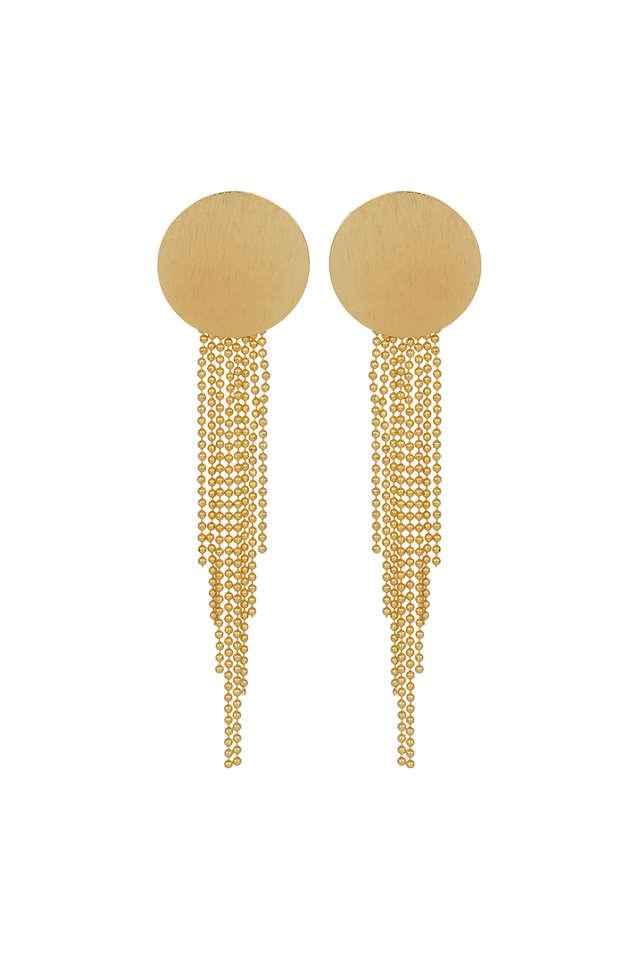 Vivah creation 2 tone Plated AD Stone Dangler Earrings