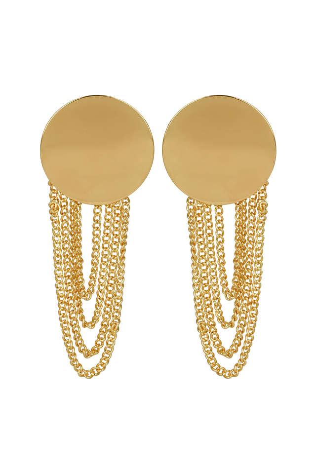 Gold hot sale layered earrings