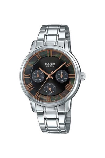 casio women's stainless steel watch