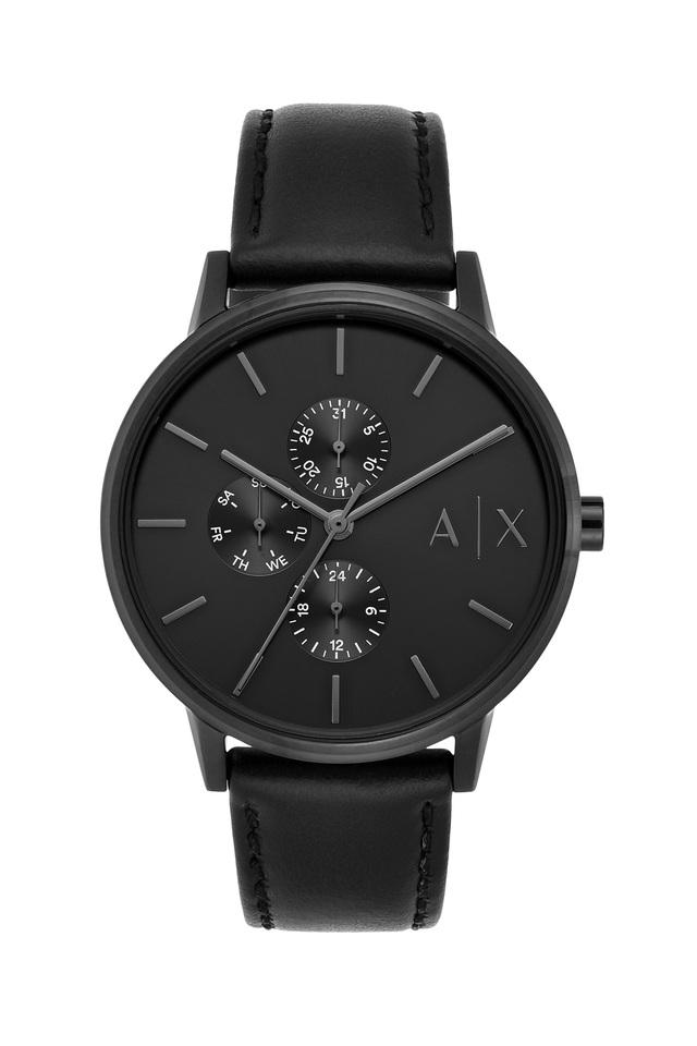 Armani exchange mens all discount black chronograph dress watch ax2094