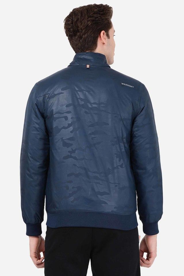 Wildcraft blue solid casual clearance jacket