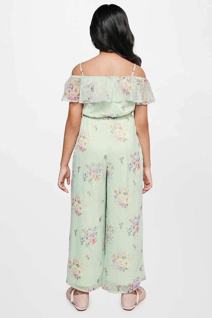 Off shoulder cheap jumpsuit floral