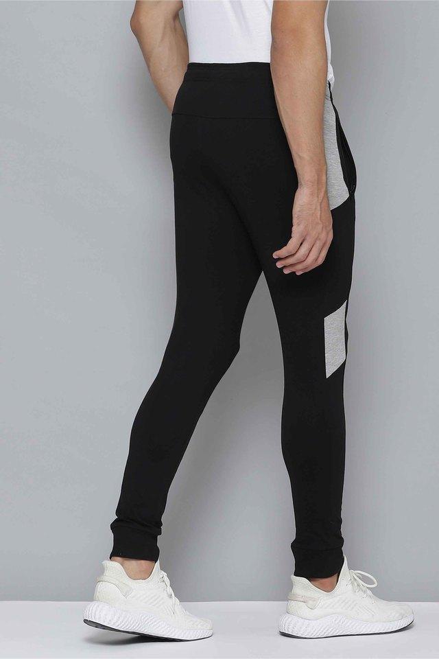 Buy Alcis Womens Black Anti-static Soft-touch Slim-fit Running Track Pants  online