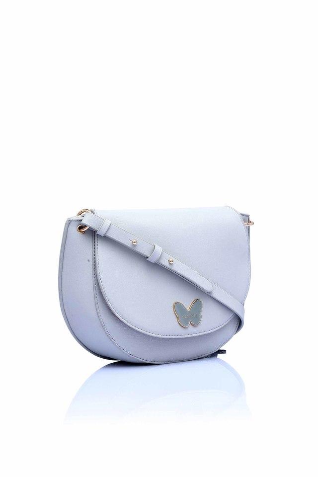 Buy CAPRESE Grey Faux Leather Womens Formal Large Sling Hand Bag