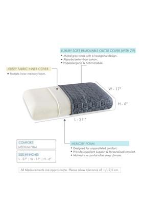 Beautyrest silver aquacool memory foam pillow with removable clearance cover